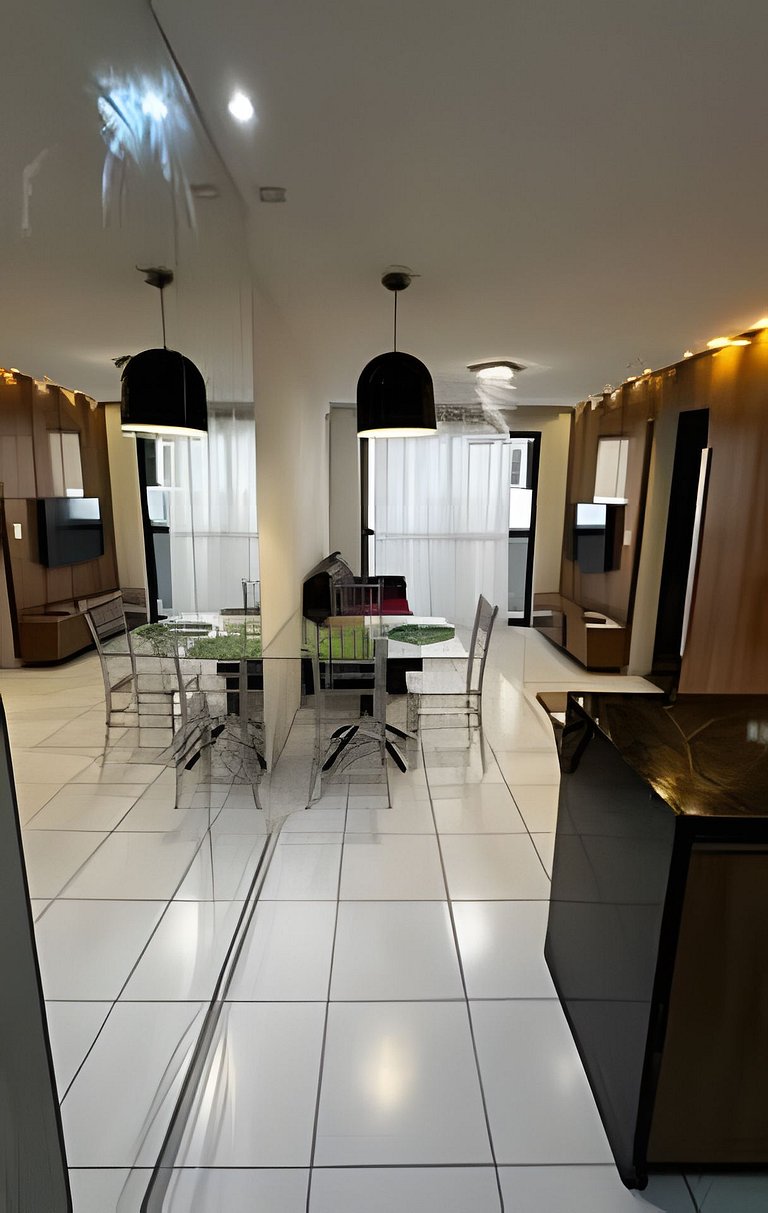 Blue tower 300 metros da praia com piscina