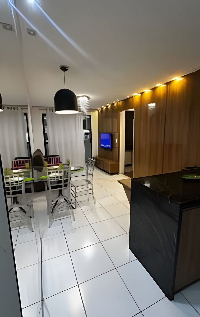 Blue tower 300 metros da praia com piscina