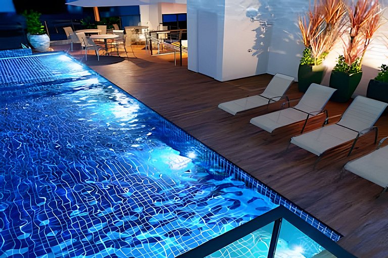 Apt sensacional Liv Residence pertinho da praia