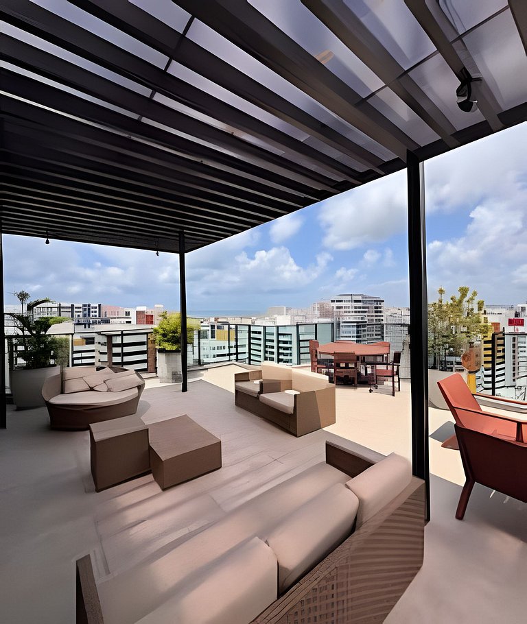 Apt sensacional Liv Residence pertinho da praia