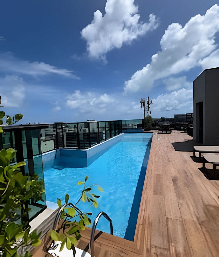 Apt sensacional Liv Residence pertinho da praia