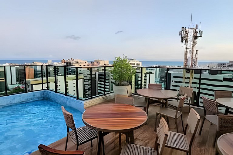 Apt sensacional Liv Residence pertinho da praia