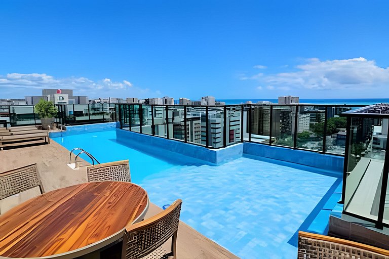 Apt sensacional Liv Residence pertinho da praia