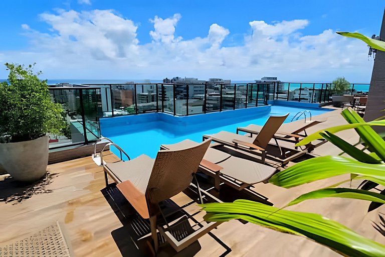 Apt sensacional Liv Residence pertinho da praia