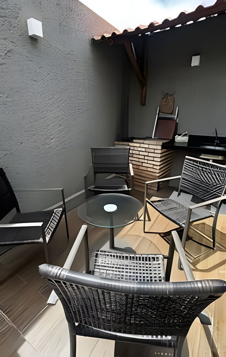 Flat para até 13 pessoas a 5 minutos da praia