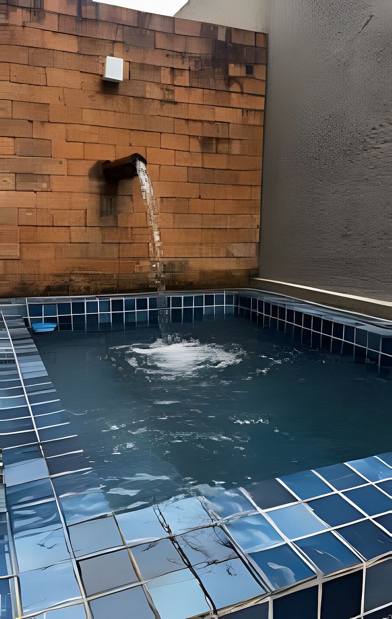 Flat para até 13 pessoas a 5 minutos da praia