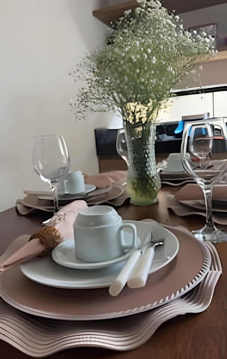 Flat para até 13 pessoas a 5 minutos da praia