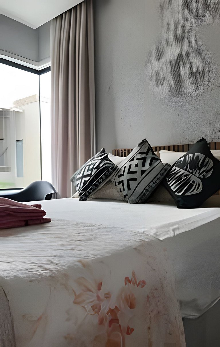 Flat para até 13 pessoas a 5 minutos da praia