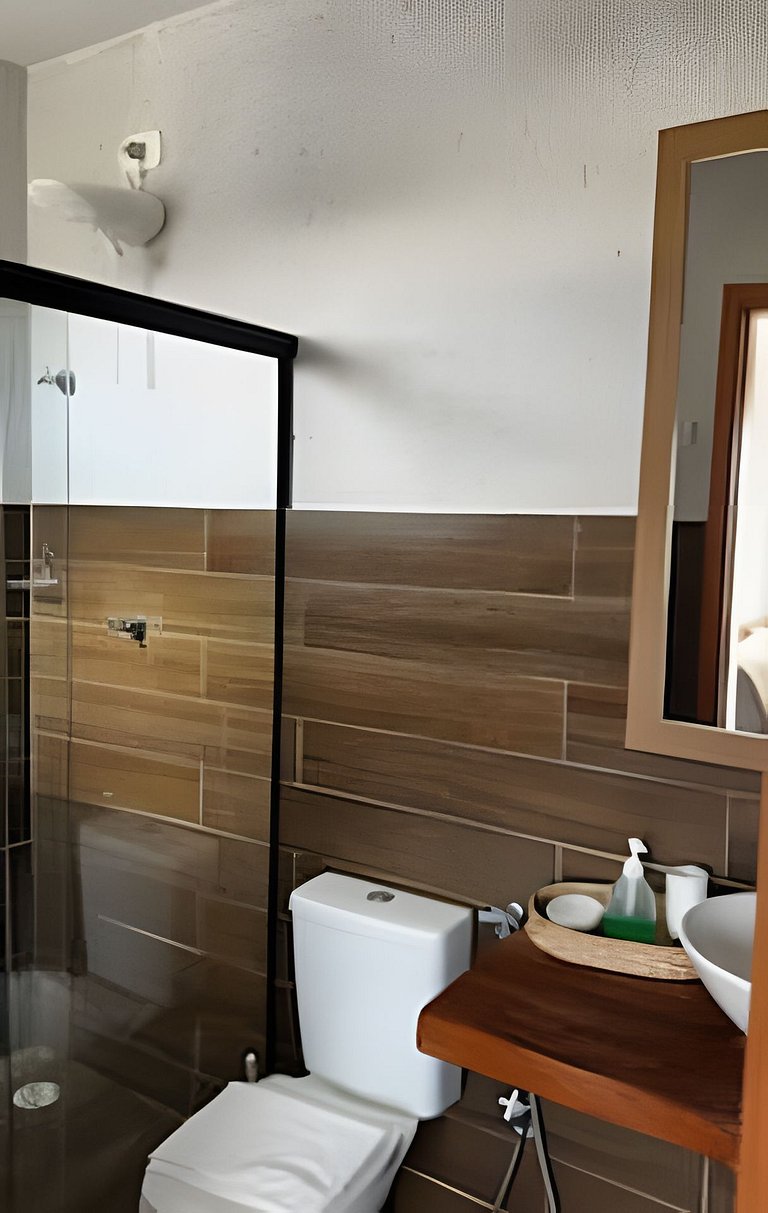 Flat para até 13 pessoas a 5 minutos da praia