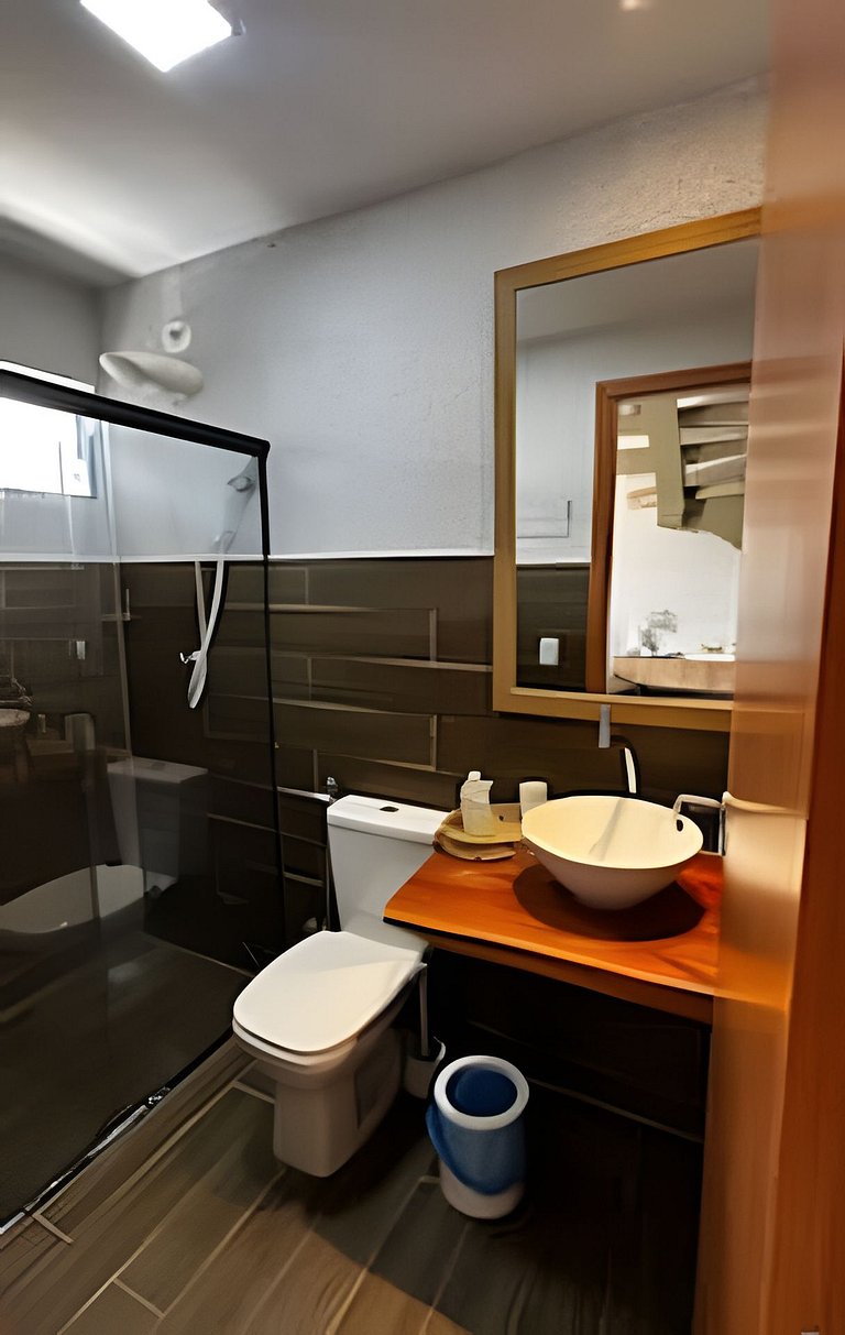 Flat para até 13 pessoas a 5 minutos da praia