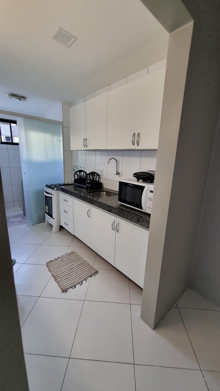 Apartamento com Piscina Incrível pertinho da praia