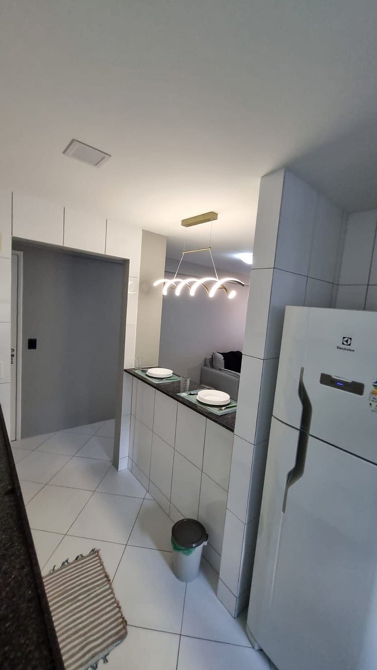 Apartamento com Piscina Incrível pertinho da praia