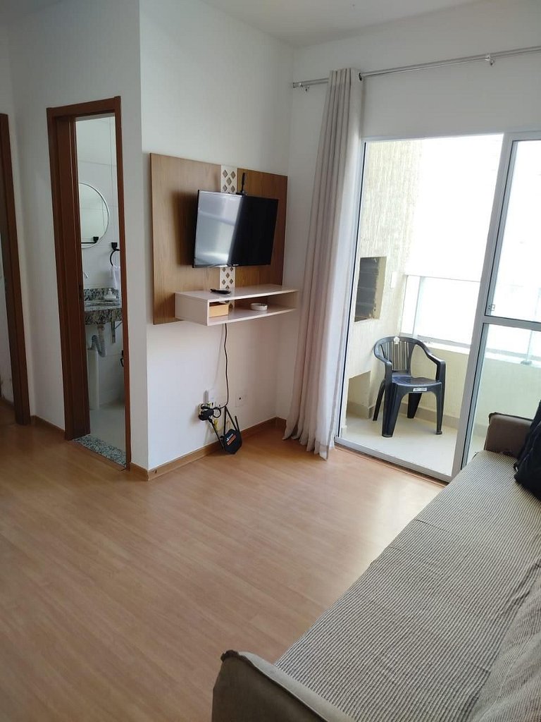 Apto 6 Pessoas Piscina grande perto da praia